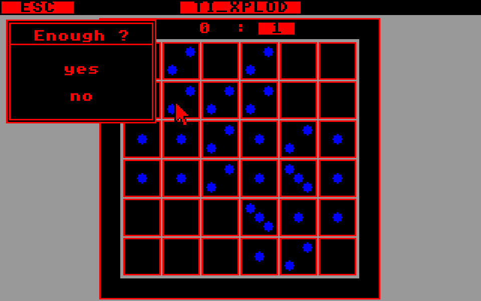 Ti_Xplod atari screenshot